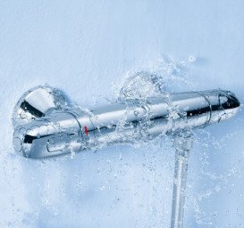 Термостат для душу Grohe Grohtherm 1000 швидкознімний двовентильний хром 34550000