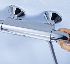 Термостат для душу Grohe Grohtherm 1000 швидкознімний двовентильний хром 34550000
