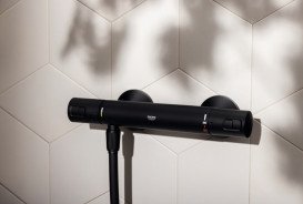 Термостат для душа Grohe QuickFix Precision Start черный матовый 345942430