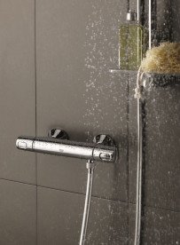 Термостат для душа Grohe QuickFix Precision Trend двухвентильный хром 34229002