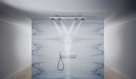 Термостат для душу Hansgrohe Axor Edge 5 споживачів з алмазної огранюванням 46731000