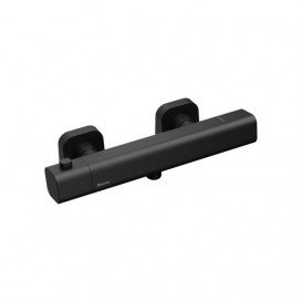 Термостат для душа Ravak 10° Free black двухвентильный черный матовый X070154