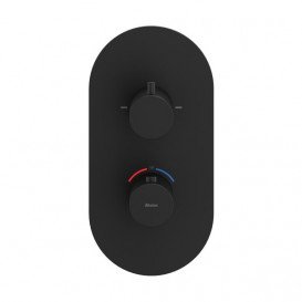 Термостат для душу Ravak Espirit вбудований 2 споживача чорний матовий X070286