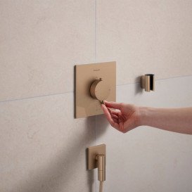 Термостат для душу прихованого монтажу Hansgrohe Ecostat Comfort E 1 споживач бронза 33710140