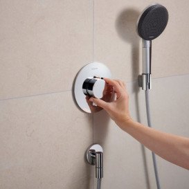 Термостат для душу прихованого монтажу Hansgrohe Ecostat Comfort S 1 хром 33714000
