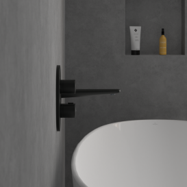 Термостат для душу Villeroy & Boch Antao вбудований матовий чорний TVS111001000K5