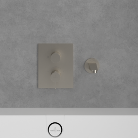 Термостат для душу Villeroy & Boch Conum вбудований матовий нікель TVS12700100064