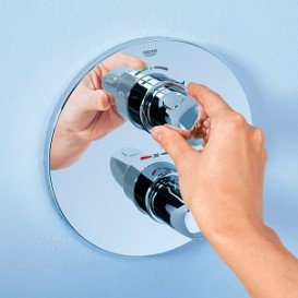 Термостат для душу вбудовується Grohe Grohtherm 1000 двухвентильний латунь хром 19985000
