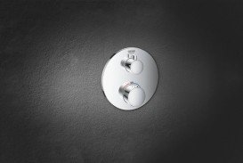 Термостат для душа встраиваемый Grohe Grohtherm двухвентильный на два положения латунь хром 24076000