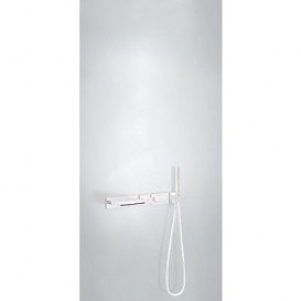 Термостат для ванни Tres Block System colors з ручним душем білий матовий 20739201BM