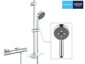 Термостат для душа Grohe QuickFix Precision Feel с душевым гарнитуром хром 34791000