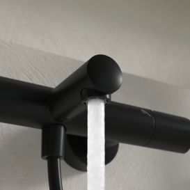 Термостат для ванної кімнати Villeroy & Boch Universal Showers двовентильний матовий чорний TVS000035000K5