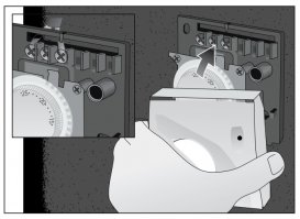 Термостат кімнатний Afriso ТАЗ 10°-30°С з діодом 546030