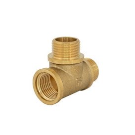 Тройник Fado Fitt Brass ВНН ½'' латунь T21B