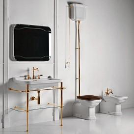 Труба сливная для высокого бачка Kerasan Waldorf/Retro золото 754791