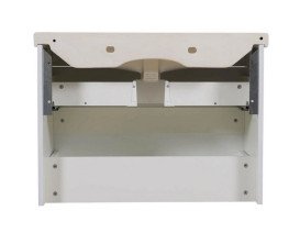 Тумба Аквародос Альфа 80 см с раковиной Frame ДСП/МДФ белый АР000040171