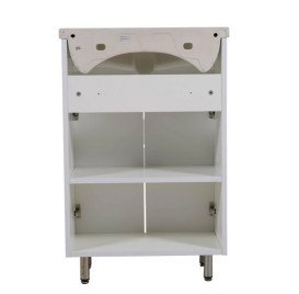 Тумба Аквародос Квадро 55 см с раковиной Нова ДСП/МДФ белый АР000040314