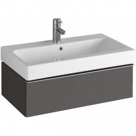 Тумба для раковини Geberit iCon з одним висувним ящиком ДСП лава/матове покриття 841276000