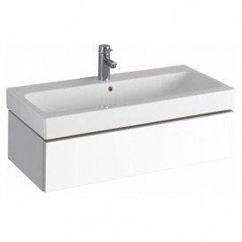 Тумба для раковини Geberit iCon з одним висувним ящиком ДСП білий/високоглянцеве покриття 840290000