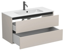 Тумба Miraggio Natura с раковиной Della 1000 ДСП кашемир 8814811