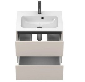 Тумба Miraggio Natura с раковиной Della 600 ДСП кашемир 8814807