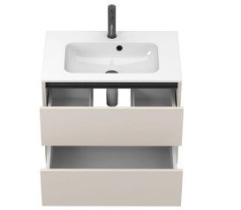 Тумба Miraggio Natura з раковиною Della 700 ДСП кашемір 8814808