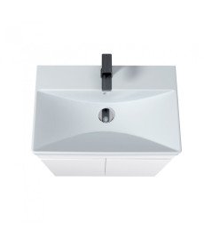 Тумба Мойдодыр Urban 60-U с раковиной Sempre ДСП белый глянец 00-0008531