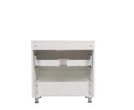 Тумба для підлоги Аквародос Акцент 70 см з раковиною Альфа ДСП/МДФ білий глянець АР000040142