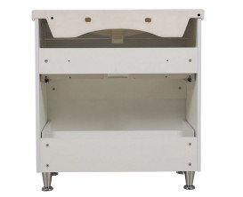 Тумба для підлоги Аквародос Альфа 100 см з раковиною Elite ДСП/МДФ білий АР000040166