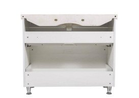 Тумба для підлоги Аквародос Альфа 100 см з раковиною Frame ДСП/МДФ білий АР000040175