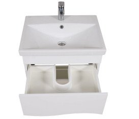 Тумба для підлоги Аквародос Альфа 60 см з раковиною Elite ДСП/МДФ білий АР000040167