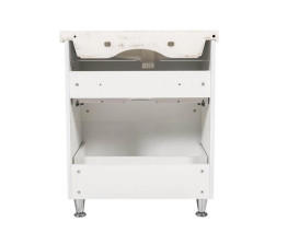 Тумба для підлоги Аквародос Альфа 70 см з раковиною Frame ДСП/МДФ білий АР000040173