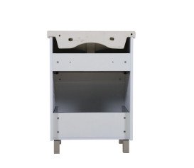 Тумба напольная Аквародос Элит 60 см с раковиной Elite ДСП/МДФ белый мат АР000040371