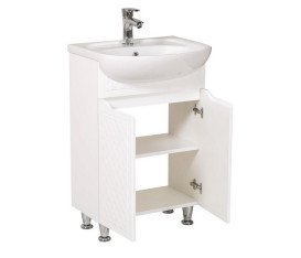 Тумба напольная Аквародос Родорс 50 см с раковиной Нова ДСП/МДФ белый АР000040359