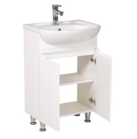 Тумба напольная Аквародос Родорс 55 см с раковиной Нова ДСП/МДФ белый АР000040360