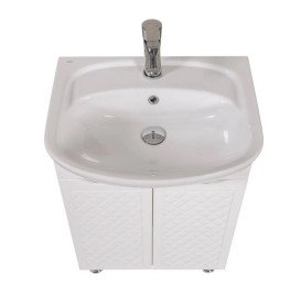 Тумба напольная Аквародос Родорс 55 см с раковиной Нова ДСП/МДФ белый АР000040360