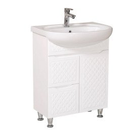 Тумба для підлоги Аквародос Родорс 65 см з раковиною Нова ДСП/МДФ білий АР000040361