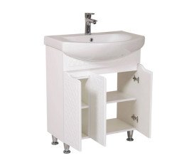 Тумба напольная Аквародос Родорс 70 см с раковиной Руна ДСП/МДФ белый АР000040362