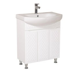 Тумба напольная Аквародос Родорс 70 см с раковиной Руна ДСП/МДФ белый АР000040362