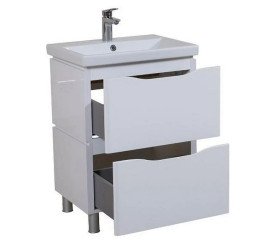 Тумба напольная Аквародос Венеция 60 см с раковиной Elite ДСП/МДФ белый АР000040214