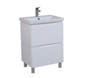 Тумба напольная Аквародос Венеция 60 см с раковиной Elite ДСП/МДФ белый АР000040214