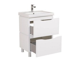 Тумба напольная Аквародос Венеция 60 см с раковиной City ДСП/МДФ белый АР000040218