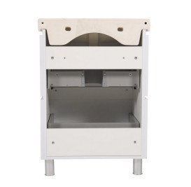 Тумба напольная Аквародос Венеция 60 см с раковиной City ДСП/МДФ белый АР000040218