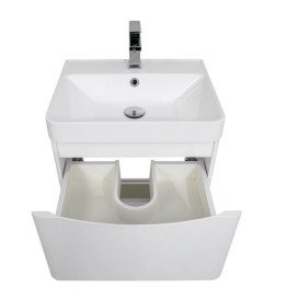 Тумба для підлоги Aqua Rodos Америна 50 см з раковиною Deep МДФ білий АР000092781