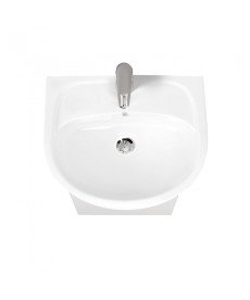 Тумба напольная Мойдодыр Temp 50 с раковиной Solo ДСП/МДФ белый глянец 00-0008563