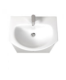 Тумба підлогова Мийдодір Temp 60 з раковиною Runa ДСП/МДФ білий глянець 00-0008564