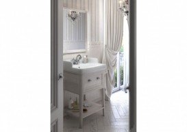 Тумба напольная под раковину Kerama Marazzi Provence 60 см массив дерева белый PR.60\WHT