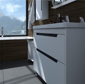 Тумба напольная Sanwerk Greta 70х44 см с раковиной Канте белый MV0000619