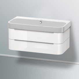 Тумба під раковину Duravit Happy D.2 підвісна 97,5х48 см ДСП білий глянцевий H2636602222