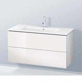 Тумба под раковину Duravit L-Cube подвесная 102х48,1 см ДСП белый глянцевый LC624202222
